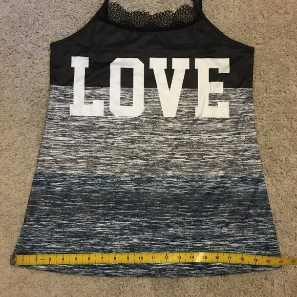 All You Need Is 'Love' Strappy Lace Collar Tank Top - Picture 12 of 14